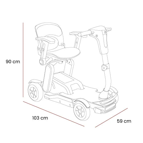 Connex Autofold Mobility Scooter - MobilityCo