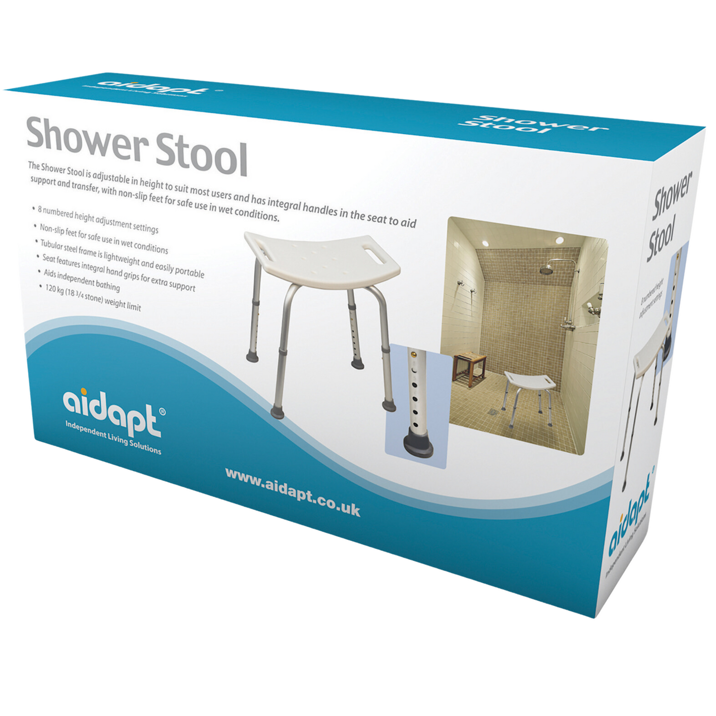 Curved Shower Stool - MobilityCo