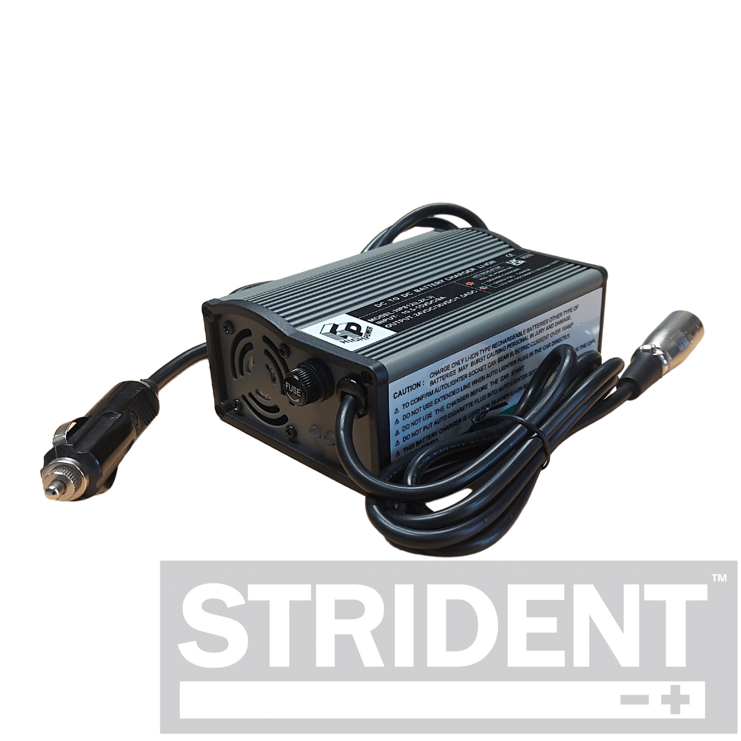 High Power 24V / 1.5Ah In-Car Lithium Battery Charger - MobilityCo