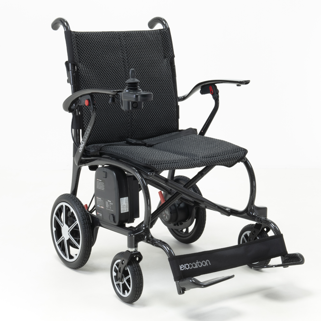 Aero Carbon Fibre Folding Powerchair | MobilityCo