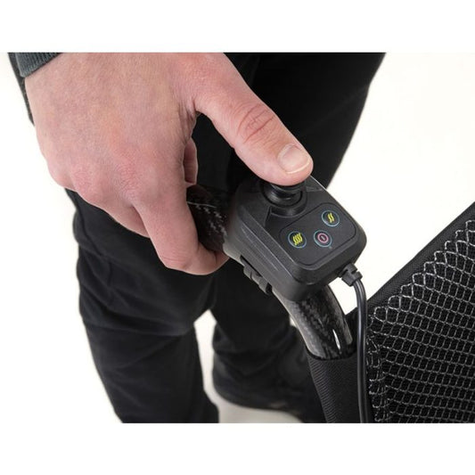Aero Carbon Powerchair Rear Attendant Bracket Control