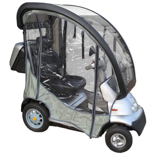 Breeze S4 Solid Canopy & Sides - MobilityCo
