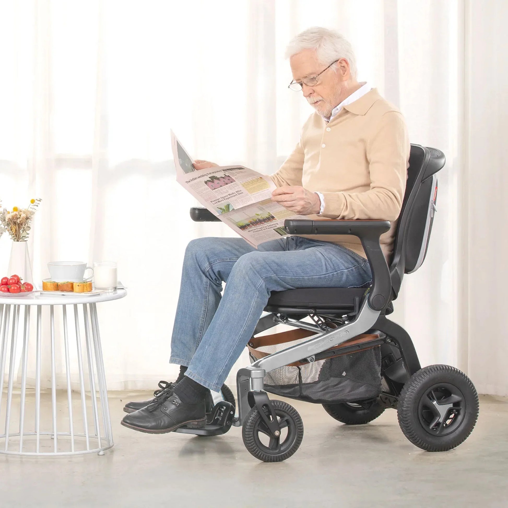 Robooter E40 Folding Powerchair - MobilityCo