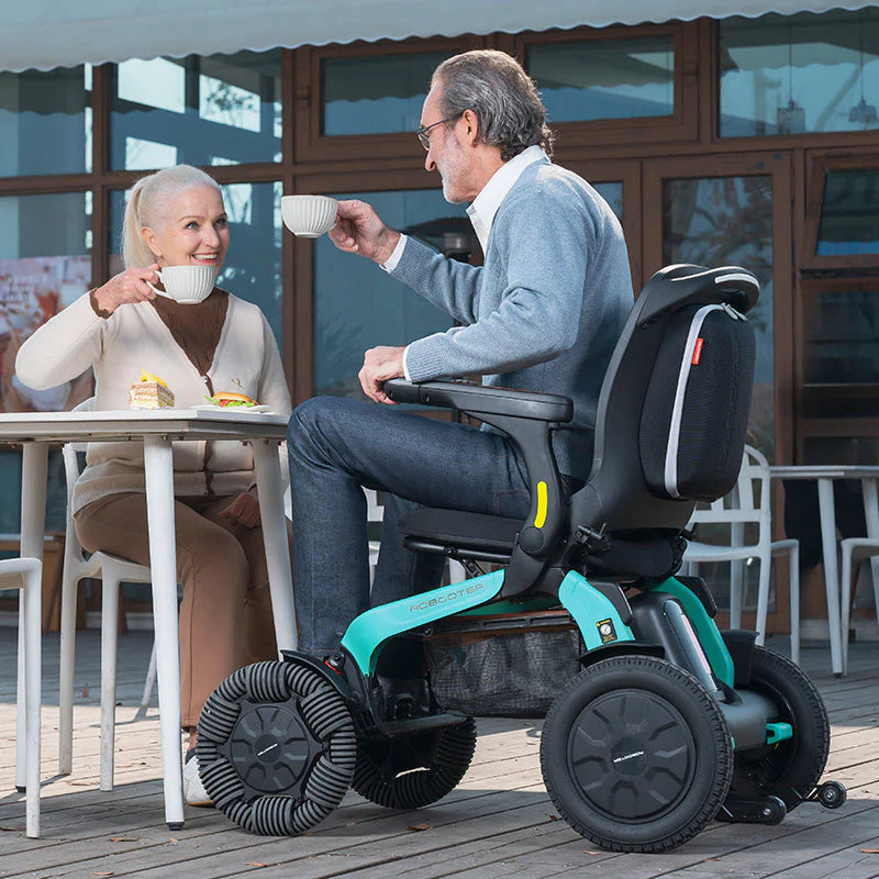 Robooter E60 Pro All Terrain Folding Powerchair - MobilityCo
