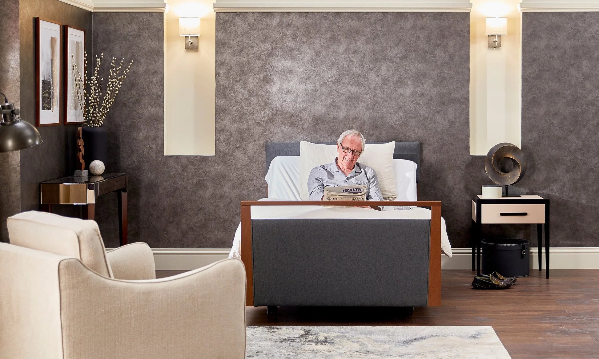 Signature Upholstered Profiling Bed - MobilityCo
