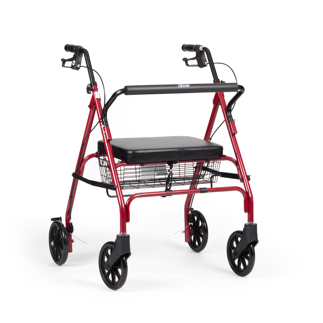 Heavy Duty Rollator Blue