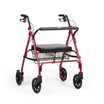 Heavy Duty Rollator Blue - MobilityCo