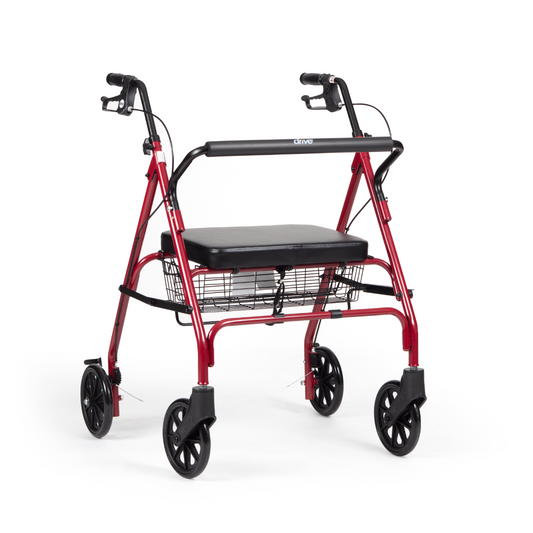 Heavy Duty Rollator Blue - MobilityCo
