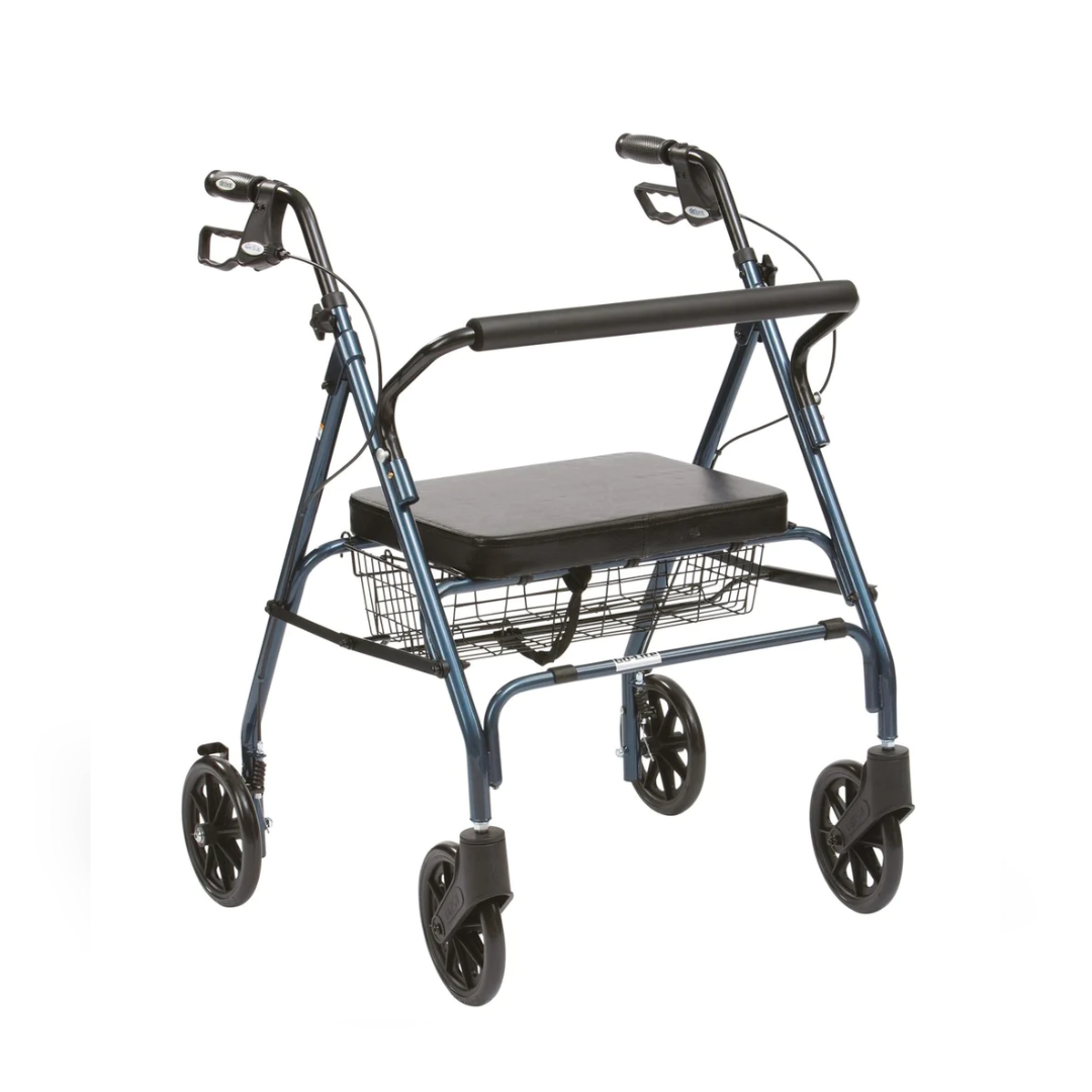 Heavy Duty Rollator Blue