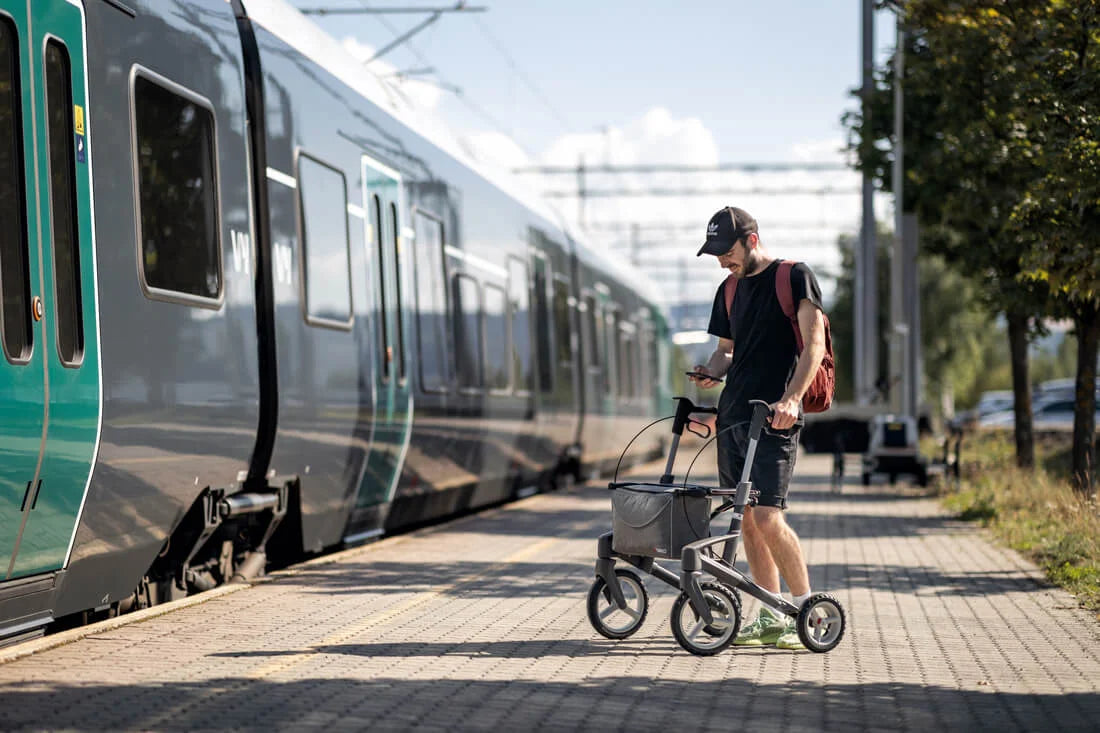 Olympos ATR, with Off Road Wheels Rollator - MobilityCo