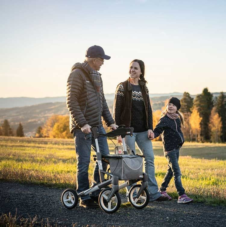 Olympos ATR, with Off Road Wheels Rollator - MobilityCo