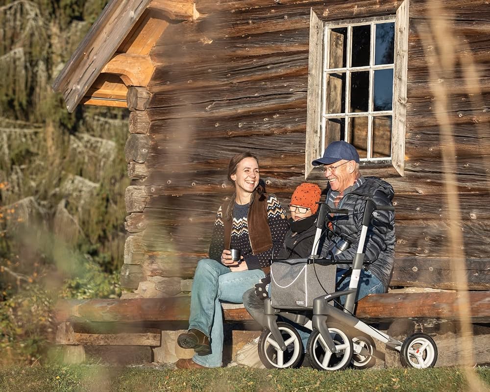 Olympos ATR, with Off Road Wheels Rollator - MobilityCo