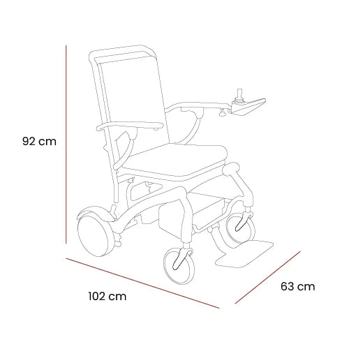 Photon Folding Electric Wheelchair - MobilityCo