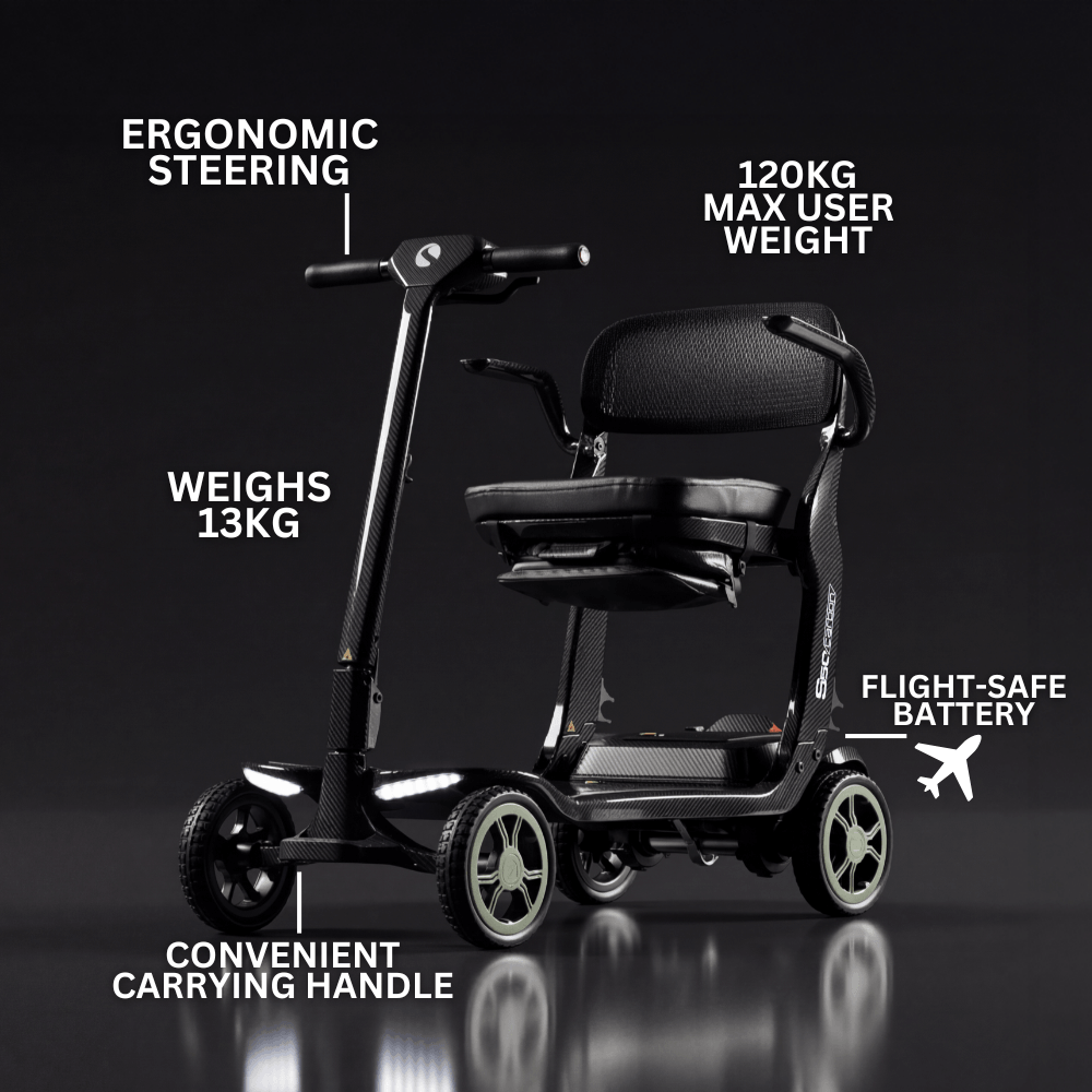 STERLING S50 Carbon Folding Mobility Scooter
