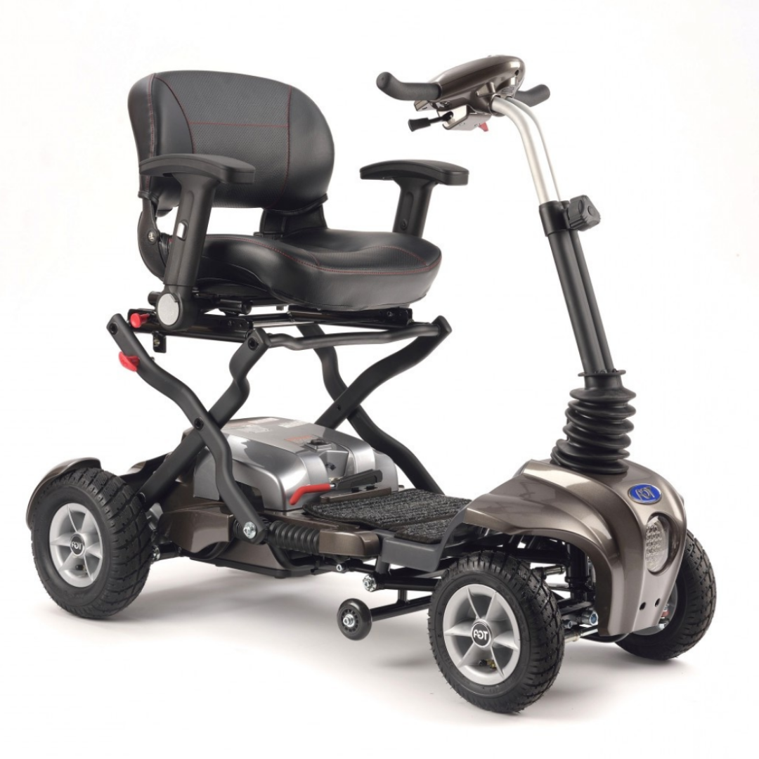 Showing the TGA Mobility Scooter in it's bronze colour.