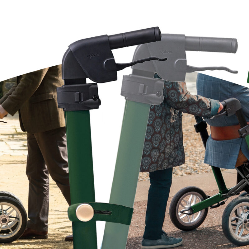 Uplivin Glide 2 In 1 Rollator & Wheelchair