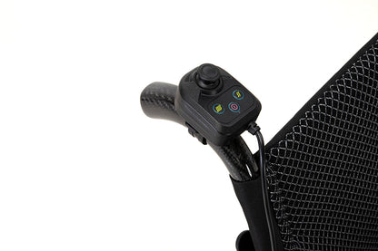Aero Carbon Powerchair Rear Attendant Bracket Control