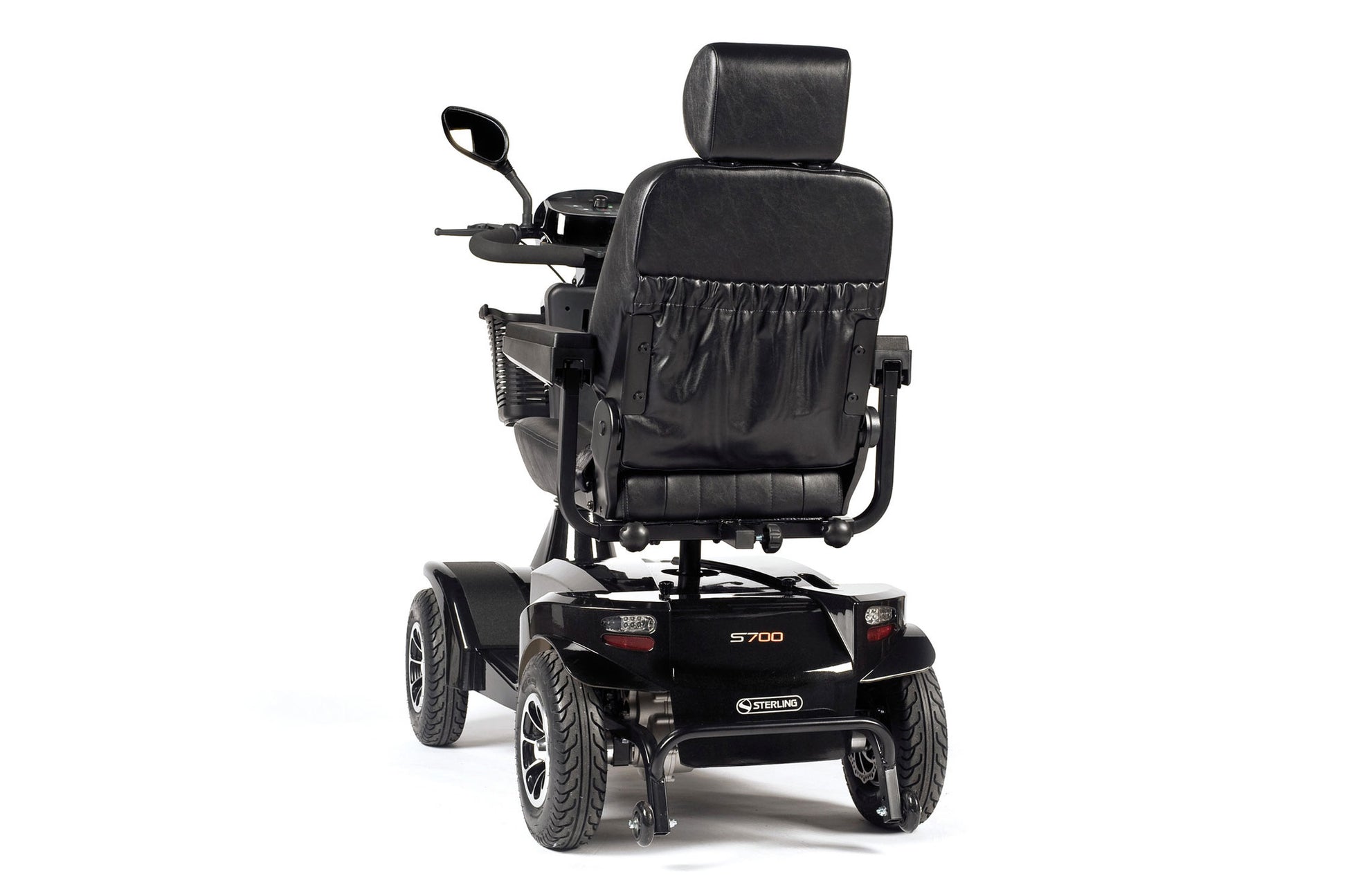 Sterling S700 - 8 mph Mobility Scooter Black - MobilityCo