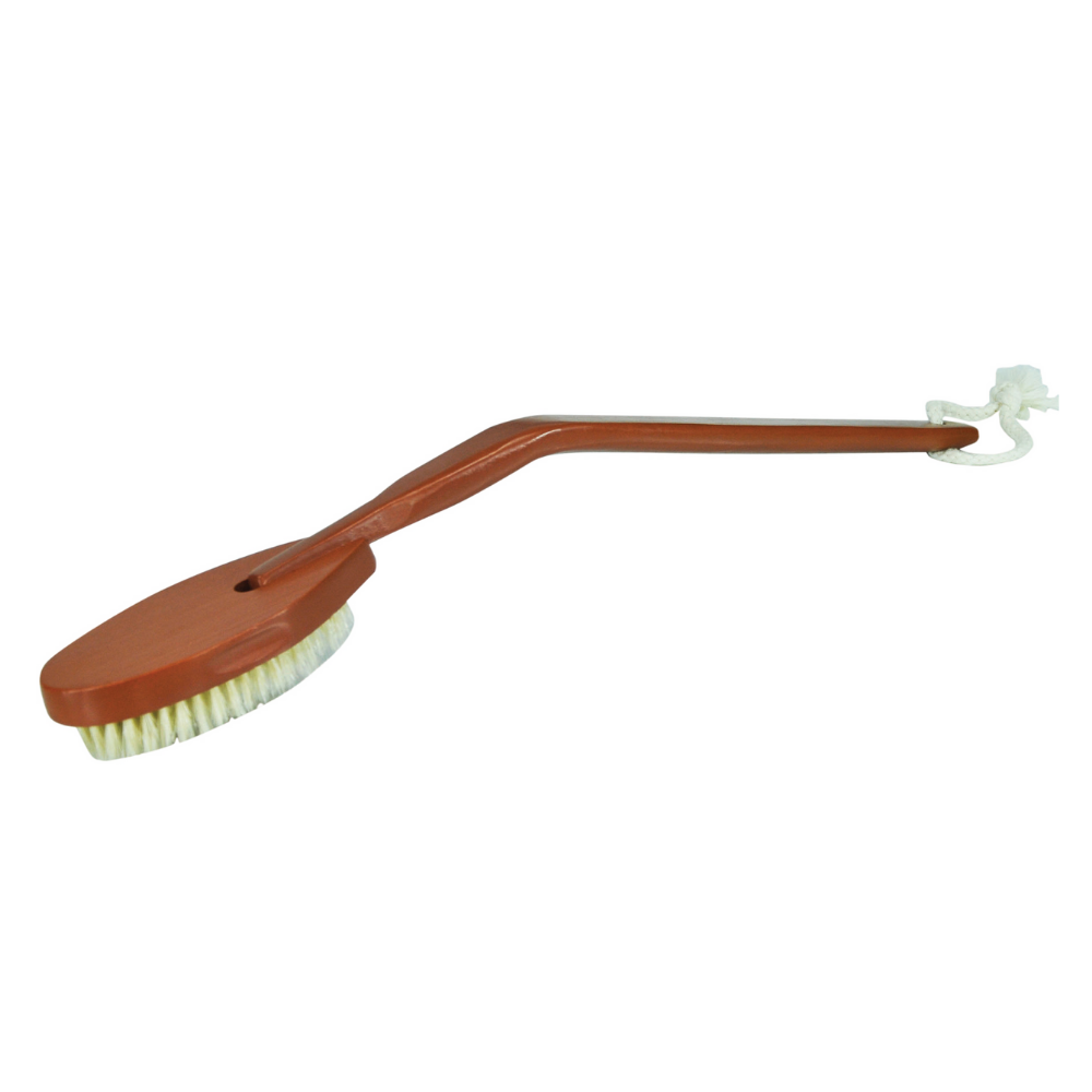 Long Handled Wooden Bath Brush - MobilityCo