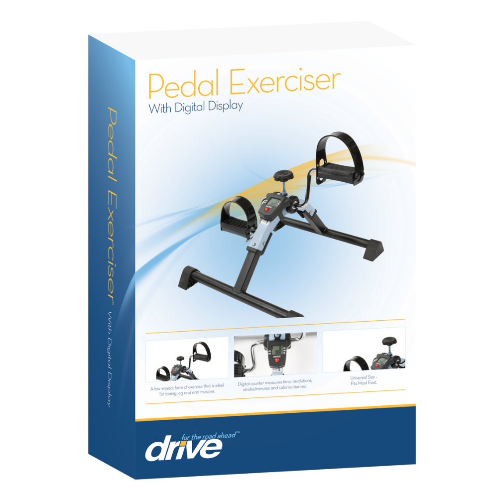Pedal Exerciser With Digital Display | MobilityCo