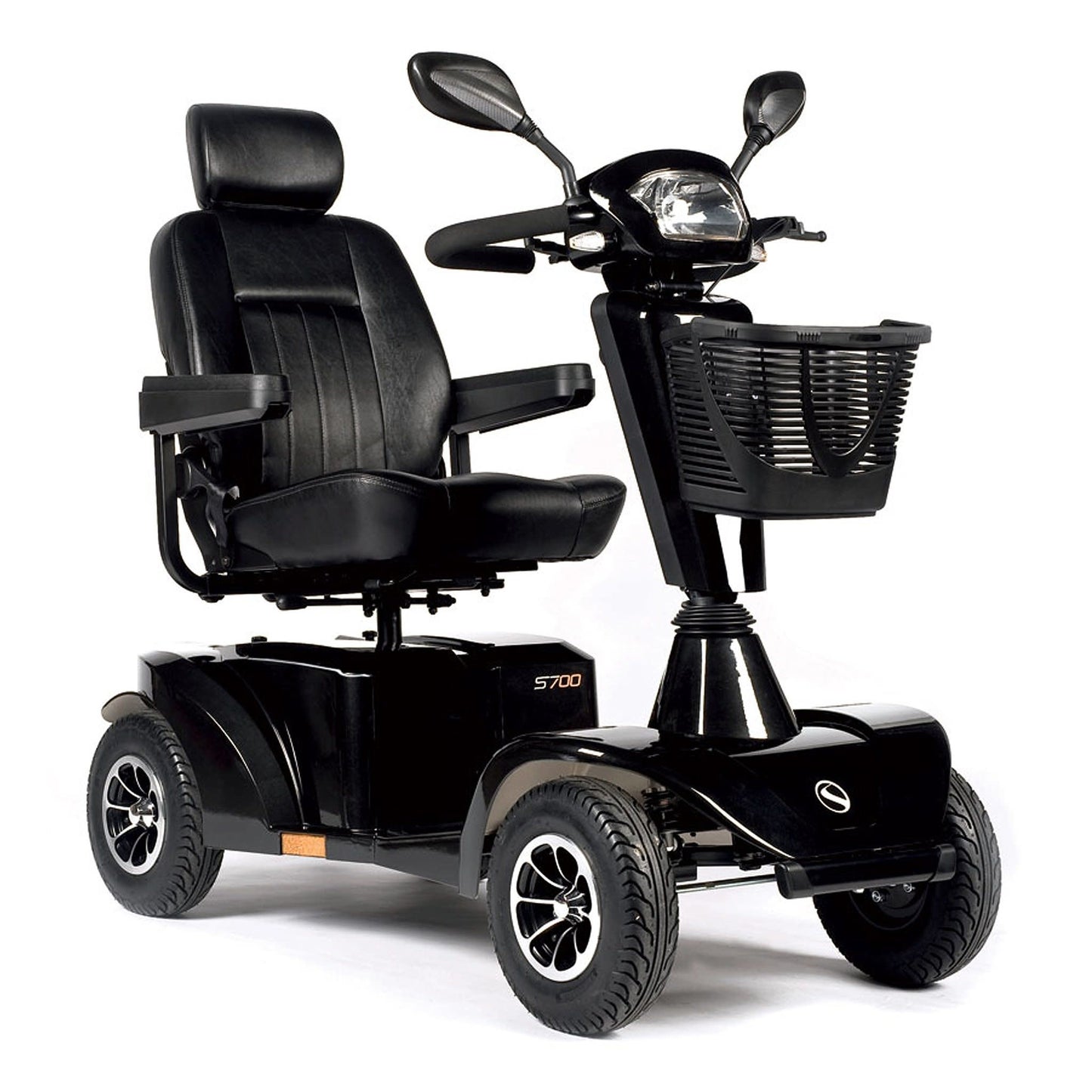 Sterling S700 - 8 mph Mobility Scooter Black - MobilityCo