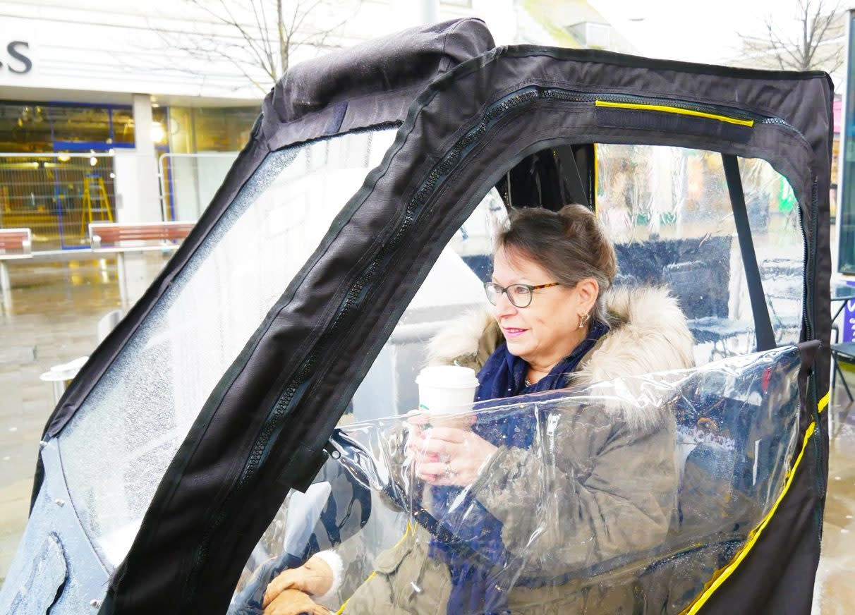 Folding Scooter Canopy