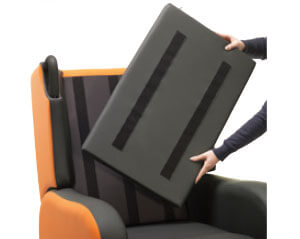"1” Seat depth adjuster pad (VP)"