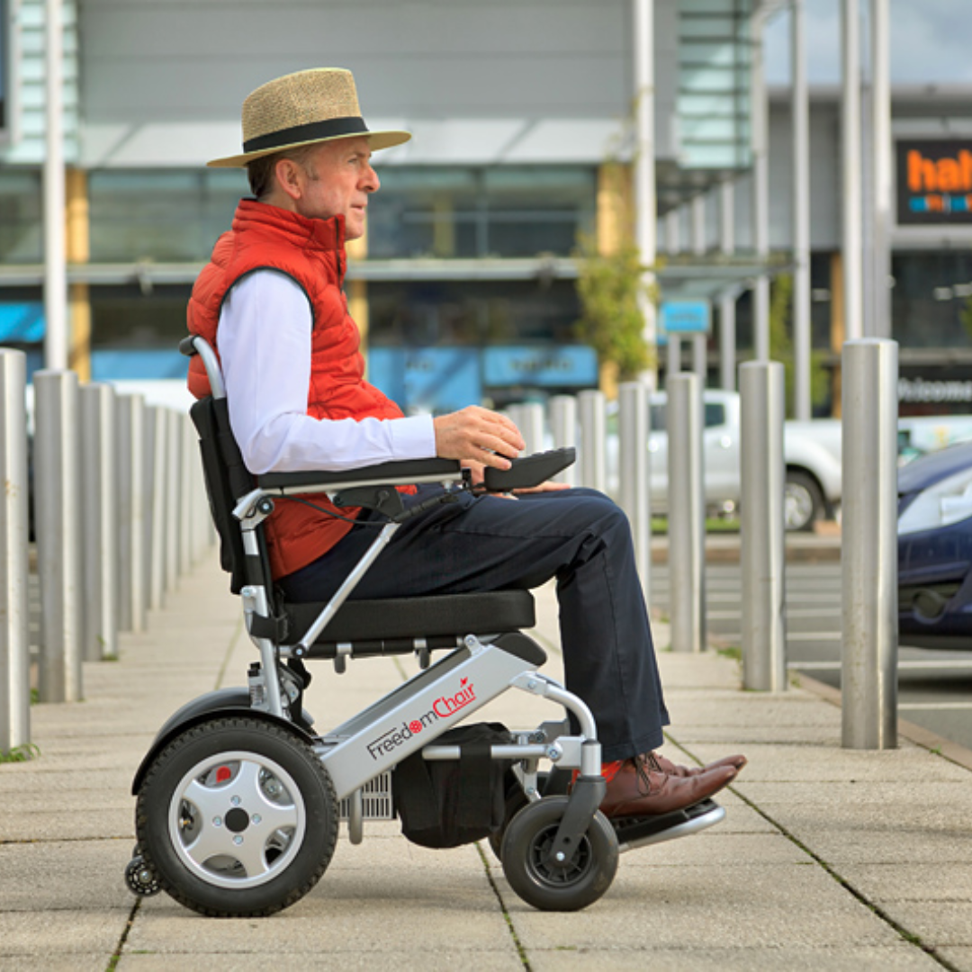 Freedom Chair A06L Electric Folding Wheelchair - MobilityCo