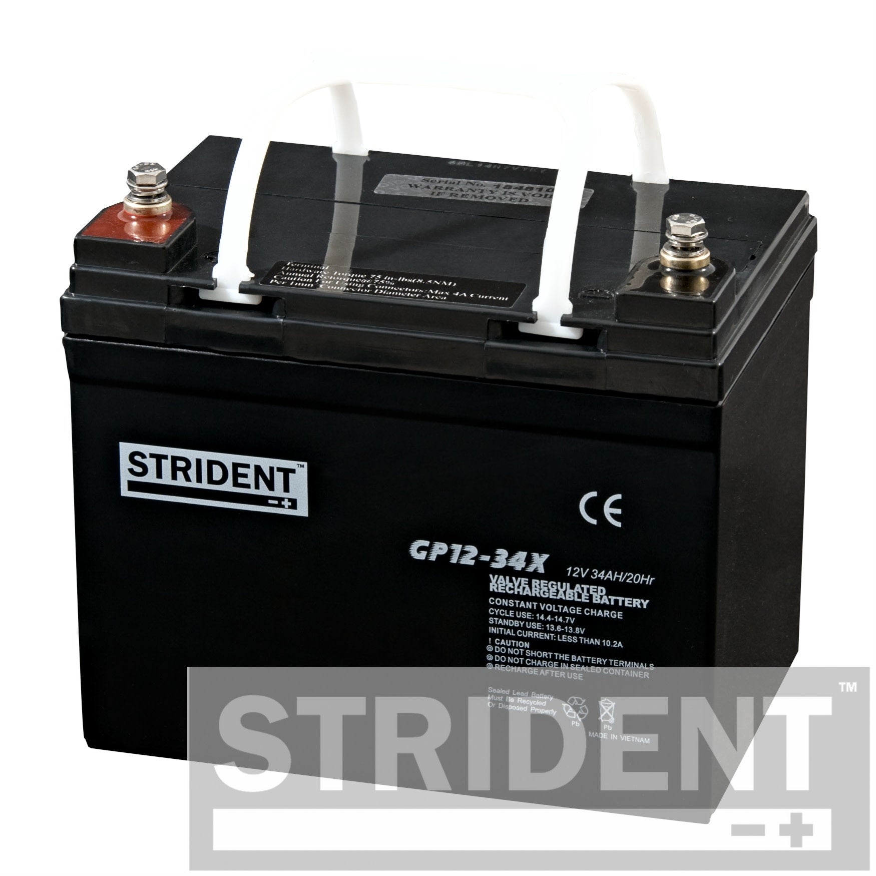 12V 34Ah AGM Battery - MobilityCo