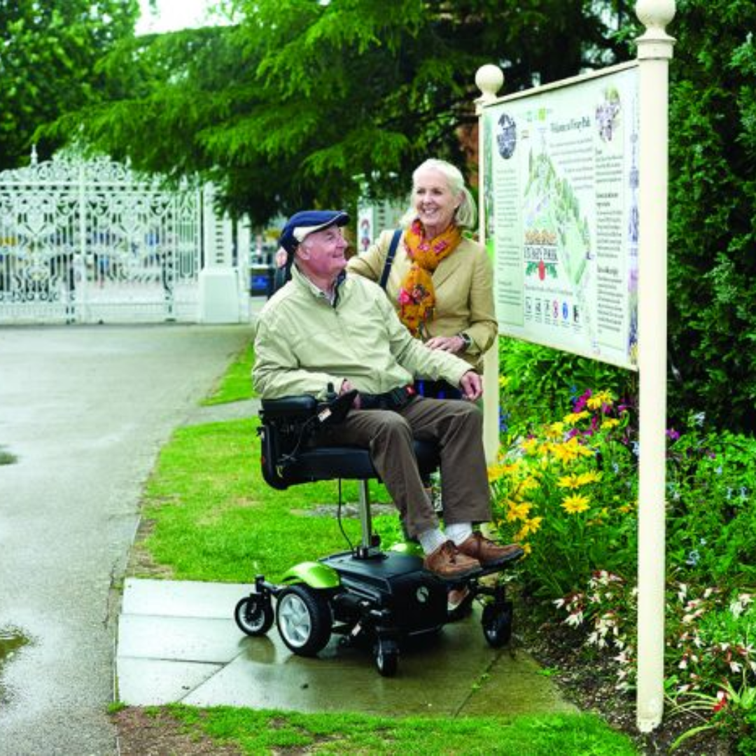 Ryley Seat Lift Mid Wheel Powerchair - MobilityCo