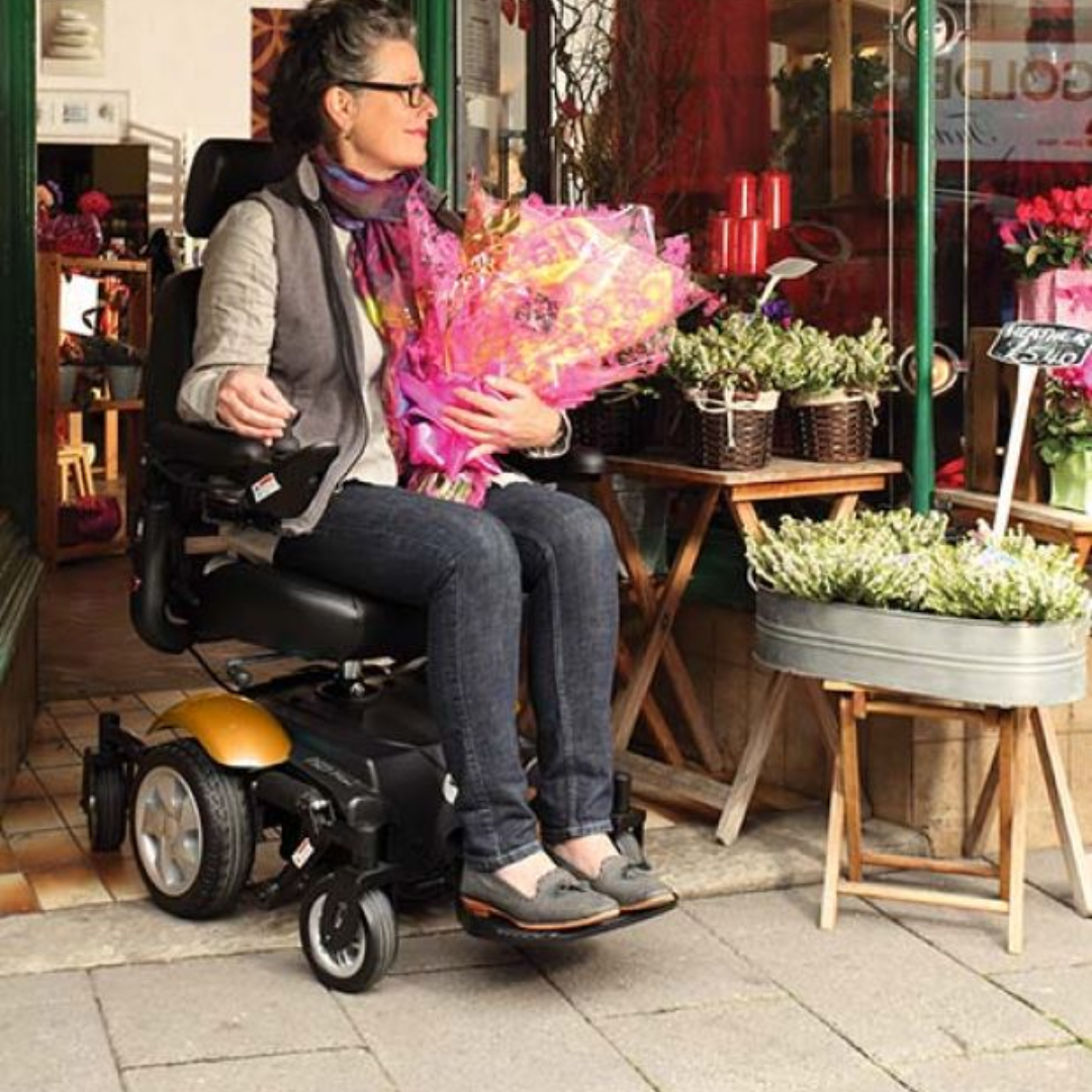 Ryley Seat Lift Mid Wheel Powerchair - MobilityCo