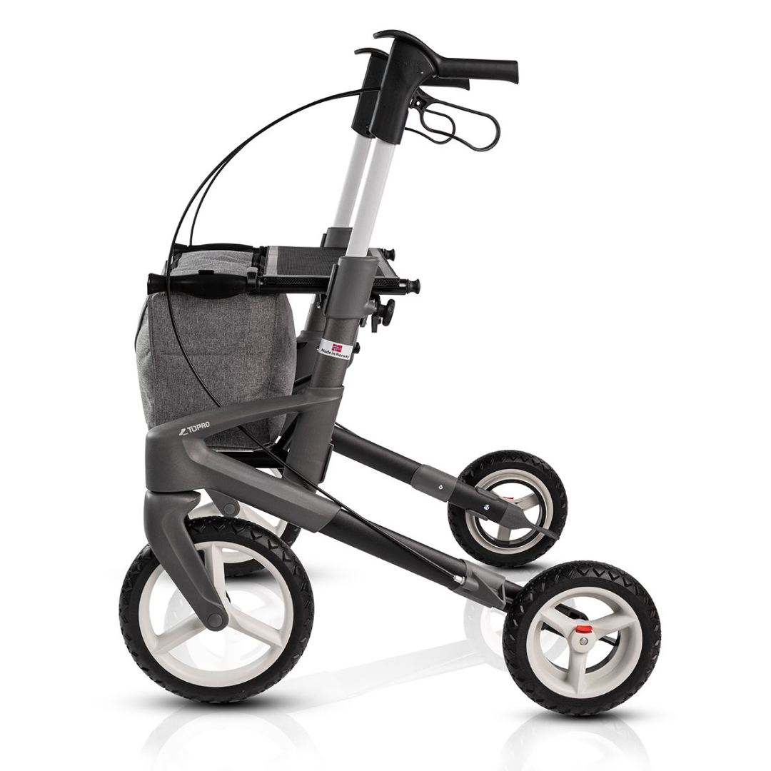 Olympos ATR, with Off Road Wheels Rollator - MobilityCo